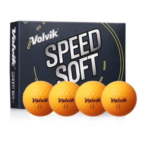 Volvik Speed Soft Golf Balls - Orange