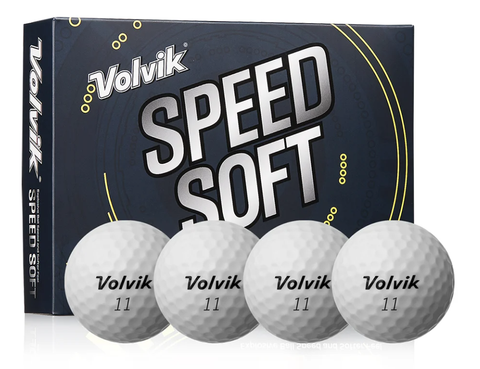 Volvik Speed Soft Golf Balls - White