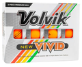 Volvik Vivid Matte Golf Balls - Orange