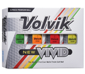 Volvik Vivid Matte Golf Balls - White