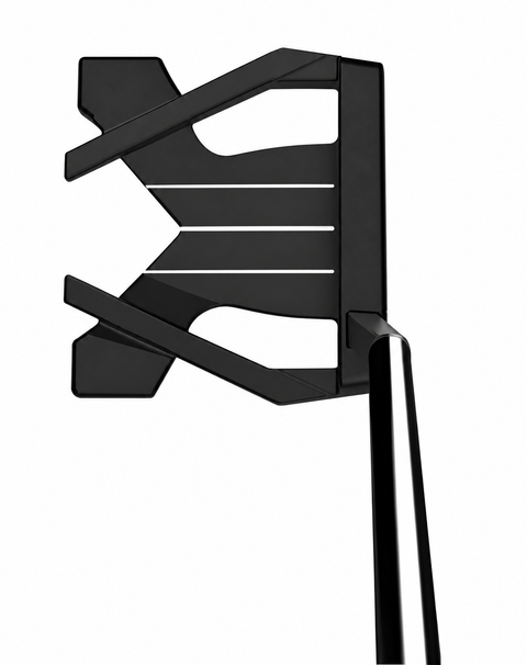 Wilson 2024 Infinite Buckingham Putter | Left-Handed at address; main image digitally adapted to show left-hand orientation