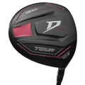 The Wilson 2025 Deep Red Tour Mens Package Set (+.5) by Wilson features a black driver club head with red and silver accents, DEEP RED text, stylized D logo, TOUR, and 10.5—ideal for taller golfers seeking top performance.