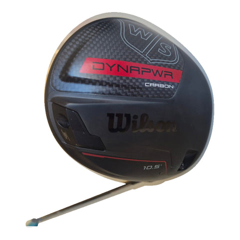 Actual Wilson DYNAPWR Carbon Driver, 10.5°, HZRDUS Smoke 60g 5.5 Regular, Right-Handed, Used - Very Good on white background