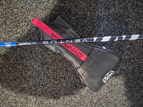 Fujikura Ventus 6-R regular flex shaft and Wilson DYNAPWR headcover