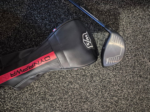 Face of used Wilson DYNAPWR driver with matching headcover