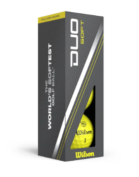 Wilson Duo Soft Yellow Golf Balls