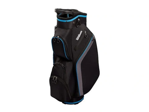 Wilson Lite Cart Bag | Black/Charcoal/Blue