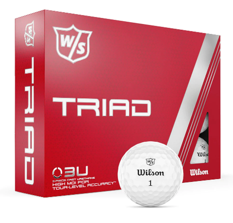 Wilson Triad Golf Balls White