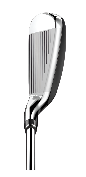 The Wilson Launch Pad 2 7 iron at address