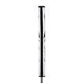 A close-up of the Superstroke Zenergy WristLock Putter Grip, showcasing its white and black pattern, displayed vertically against a plain white background.