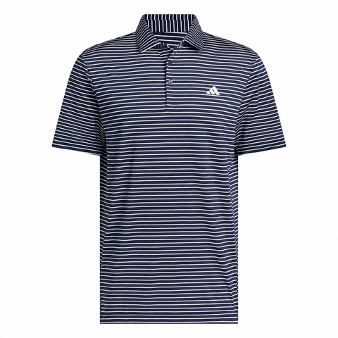 Adidas Performance Two-Colour Stripe Polo Collegiate Navy/White product view