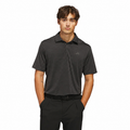 Adidas Performance Two-Colour Stripe Polo Carbon/Black front model view