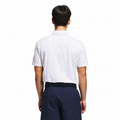 Adidas Ultimate365+ Climacool Break Out Print Polo White back model view