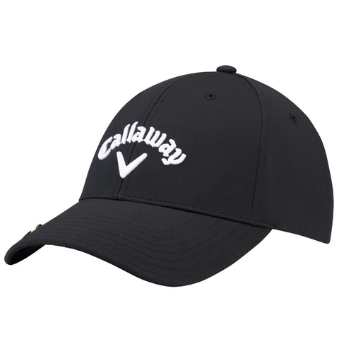 Callaway 2026 Stitch Magnet Adjustable Cap Black - three-quarter view
