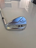 Callaway JAWS Raw wedge head showing 60 degree loft and 10 S grind markings