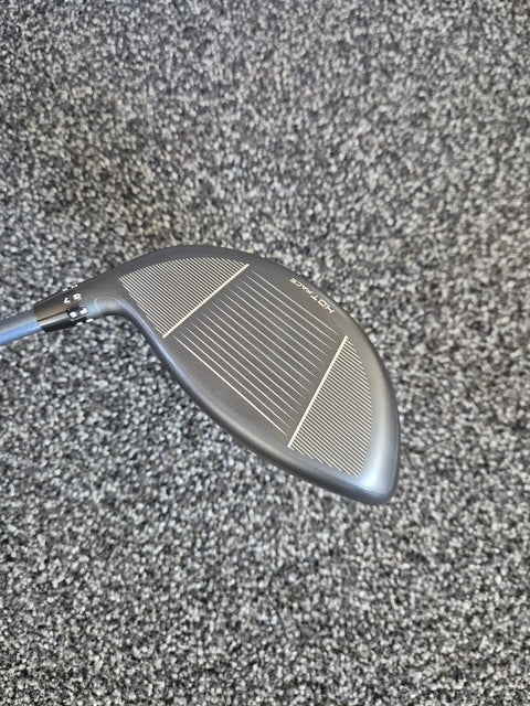 Face of a used Cobra DS-ADAPT MAX-K 9 degree driver