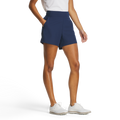 FootJoy Women's Stretch Woven Golf Shorts Navy - front model view
