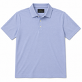 Greg Norman Freedom Micro Pique men's golf polo in Lilac Sky - front view