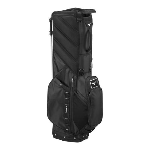 Mizuno 2026 BR-D3 stand bag in Black/White – side view