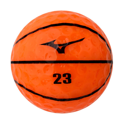 Mizuno RB 566 Sports Edition Golf Ball - orange basketball design