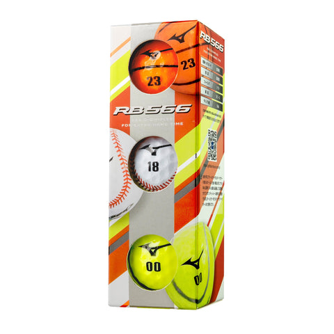 Mizuno RB 566 Sports Edition Golf Balls Dozen - basketball baseball and tennis designs
