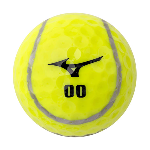 Mizuno RB 566 Sports Edition Golf Ball - yellow tennis design