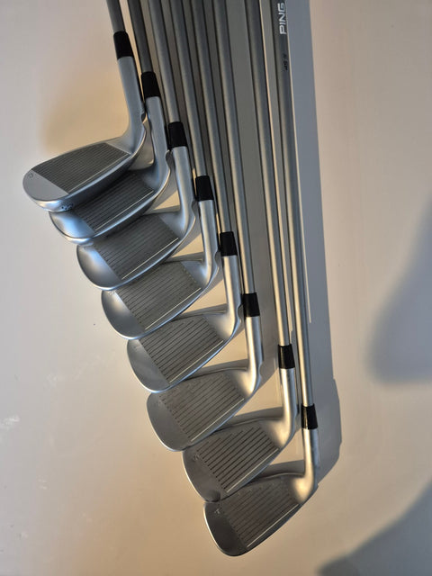 PING G430 iron faces showing excellent condition