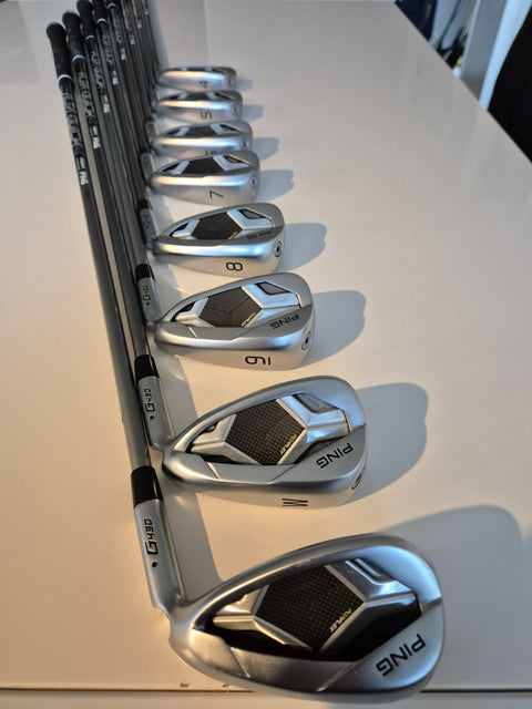 PING G430 iron set 4 5 6 7 8 9 W and 54 degree cavity lineup