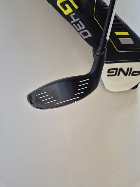 PING G430 MAX 3 wood face showing minimal wear