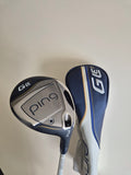 Sole of used PING G Le3 18 degree 3 wood in very good condition
