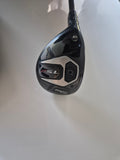 Used Titleist TS2 21 degree left-handed hybrid loft and sole view