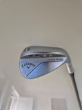 Callaway Jaws Raw 56 degree wedge showing the 12 degree bounce W grind marking