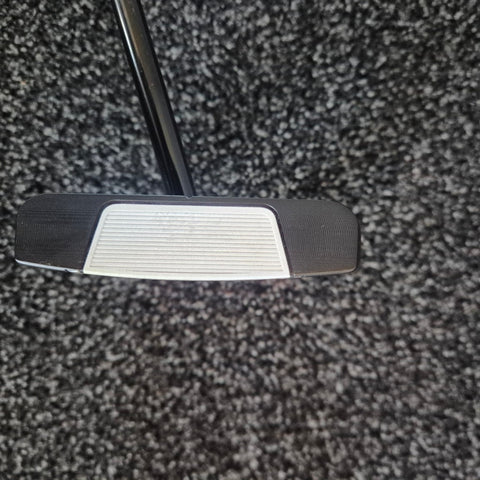 Face of used Odyssey Ai-DUAL Square 2 Square Jailbird left-handed putter