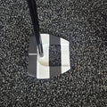 Top angle of used Odyssey Ai-DUAL Square 2 Square Jailbird left-handed putter