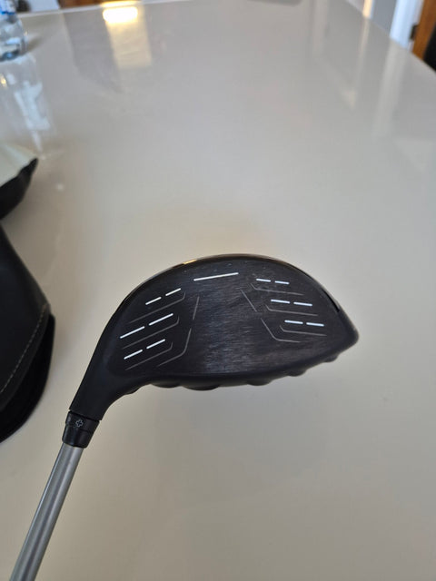 Face of used PING G430 MAX 10K driver showing minimal wear