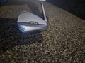 PING s159 56 degree H grind left-handed wedge back showing fair used condition
