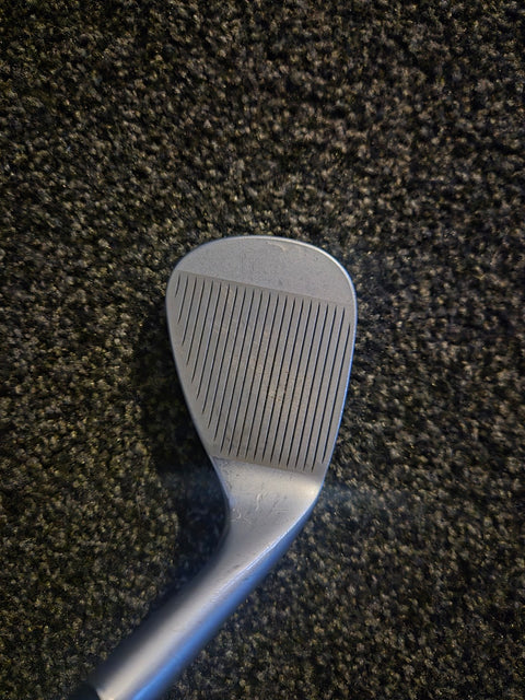 PING s159 56 degree left-handed wedge face and groove wear