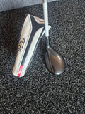 Used left-handed Titleist 818 23 degree hybrid with matching headcover