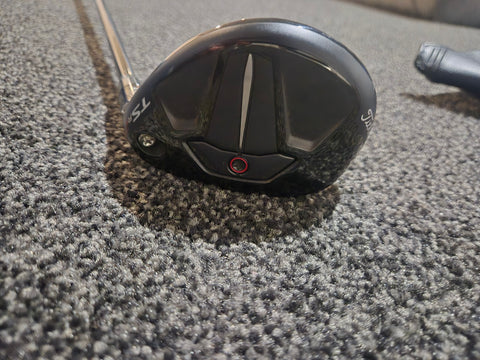 Used Titleist TSR2 4 hybrid face showing normal play wear