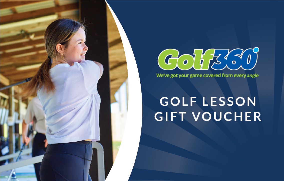 Golf lesson gift voucher