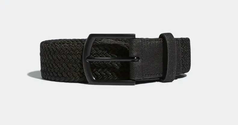 Adidas Braided Stretch Belt Black - Golf360